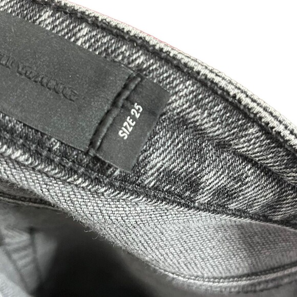 Alexander Wang Grip Skinny Jeans Women’s Size 25 Grey Fade High Rise Stretch - Picture 12 of 13